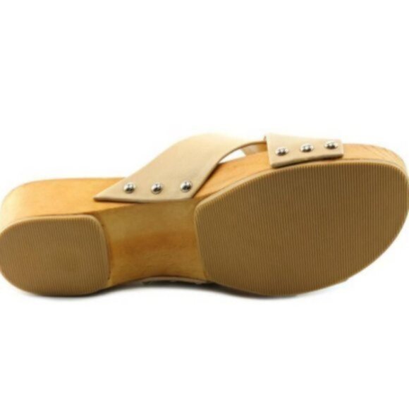 BCBGeneration 'Soho' Slide Sandal Warm Sand Natural Beige 8.5 - Picture 4 of 11